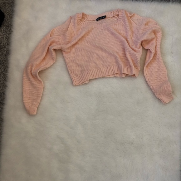Light pink cropped sweater - Picture 1 of 1